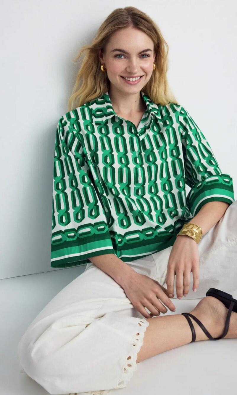 Cara Cara New York Erica Shirt Women Size M